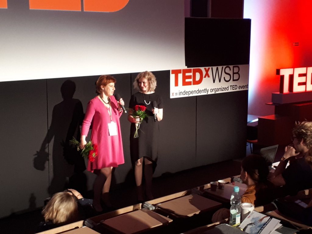 TEDxWSB Agnieszka Lipka i Danuta Studencka-Derkacz